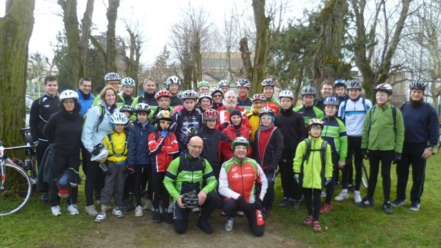 Premières Pédalées de Villeurbanne le 16 février 2012