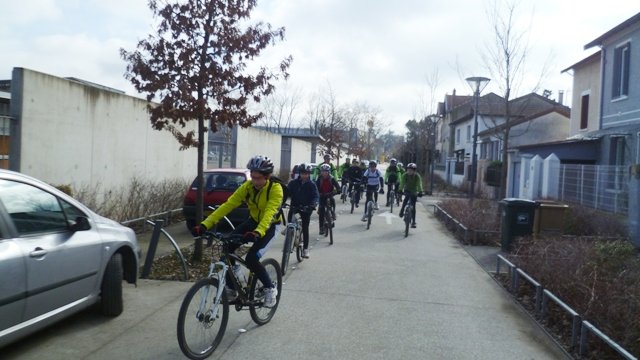 Premières Pédalées de Villeurbanne le 16 février 2012