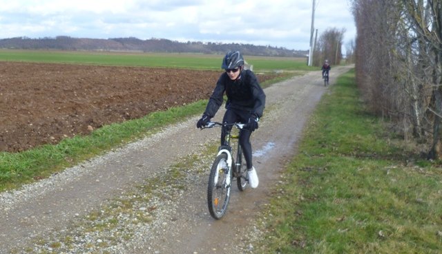 Premières pédalées de Chassieu le 02 février 2013