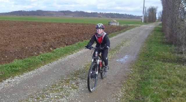 Premières pédalées de Chassieu le 02 février 2013