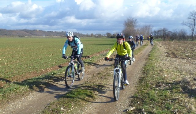 Premières pédalées de Chassieu le 02 février 2013