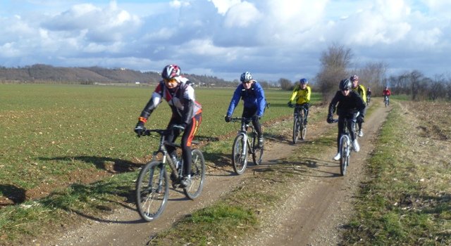 Premières pédalées de Chassieu le 02 février 2013