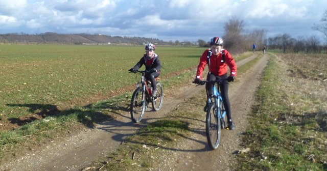 Premières pédalées de Chassieu le 02 février 2013