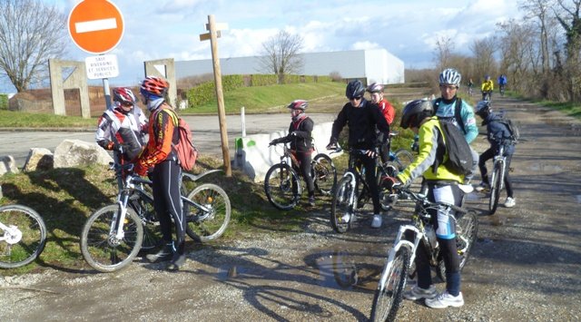 Premières pédalées de Chassieu le 02 février 2013