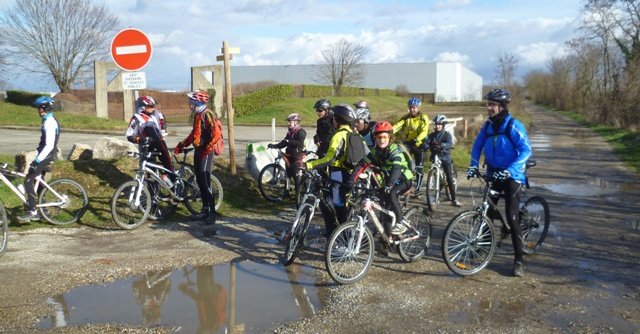 Premières pédalées de Chassieu le 02 février 2013