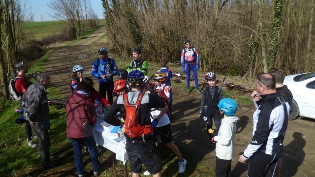 rando de Miribel le dimanche 10 mars 2013