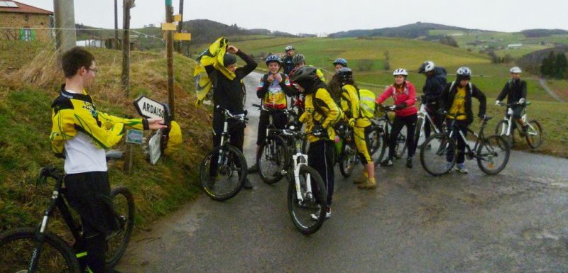 Premières Pédalées Saint Martin en Haut samedi 8 février 2014